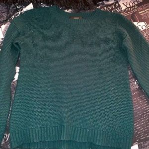 Dark Green Knit Sweater